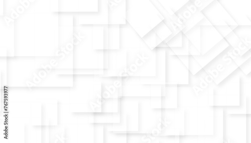 Vector Abstract Elegant white and grey Background. Abstract white Pattern. Squares Texture © Mst