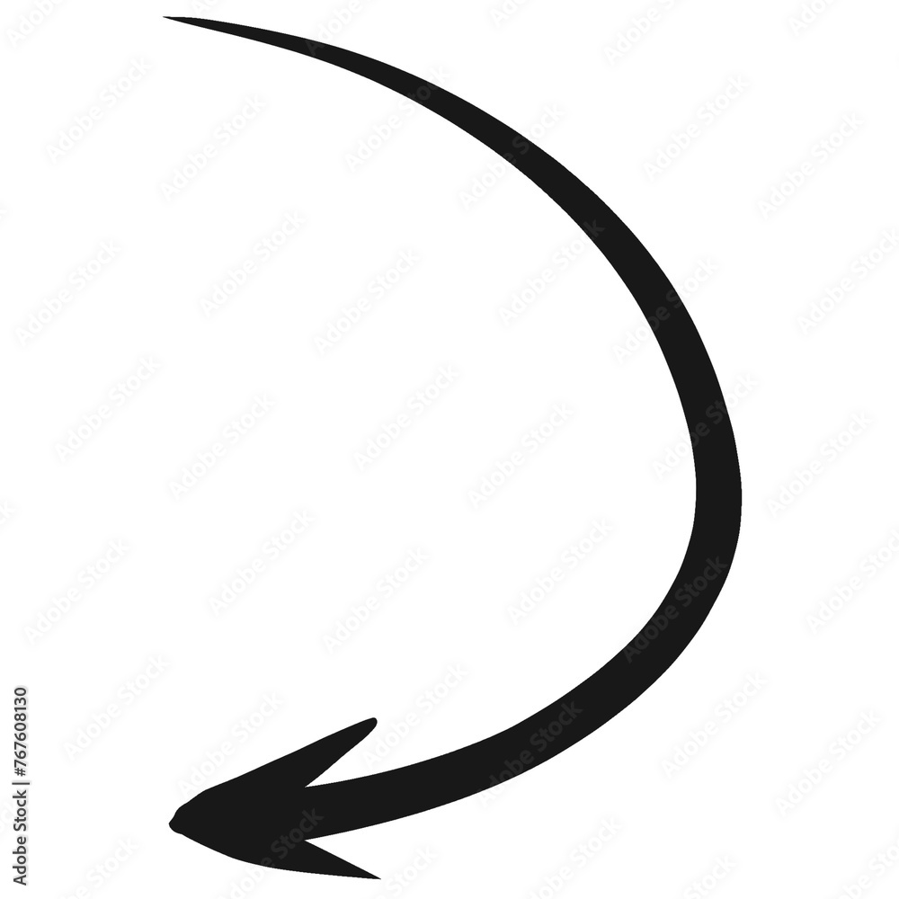 Hand drawn arrow transparent background, Brushstroke arrow design element. Hand drawn arrow transparent background, Brushstroke arrow design element.