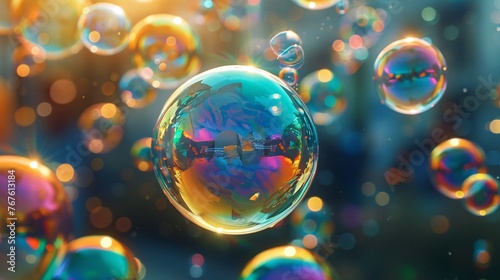 background with bubbles © Amos