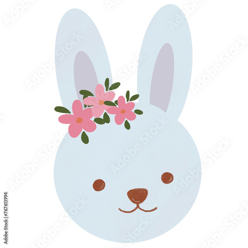 Blue Bunny for Easter 