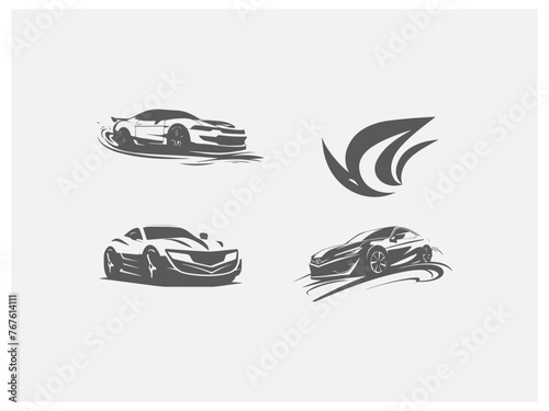 premium automotive and vehicle set logo design vector, vector and illustration,