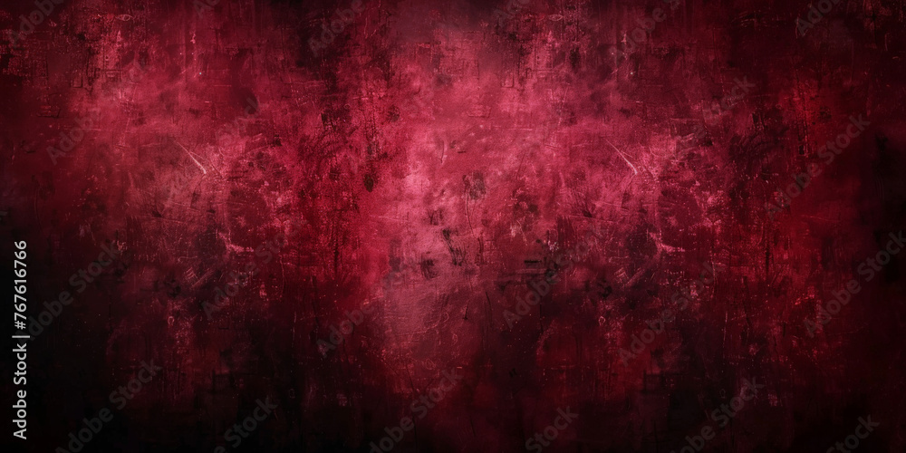 Obraz premium red background, red grunge texture background for poster, Dark Red Stucco Wall Background. Valentines ,Christmas banner 