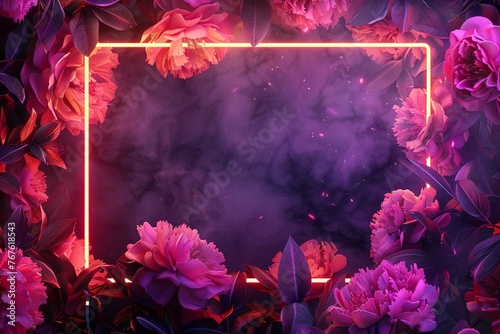 beautiful spring or summer animated backdrop flow