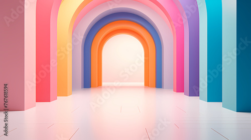 Soft color background scene