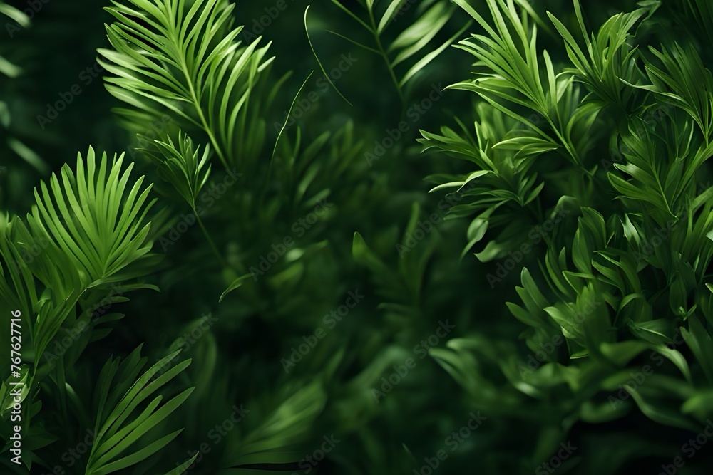 Background of green fern leaves Background of green fern leaves