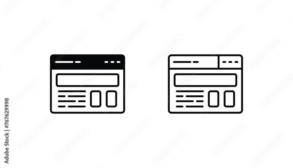 Banner icon design with white background stock illustration Banner icon design with white background stock illustration