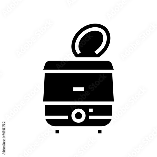 soup warmer restaurant equipment glyph icon vector. soup warmer restaurant equipment sign. isolated symbol illustration