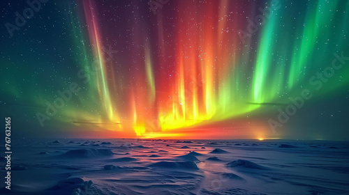 aurora in sky © Amos