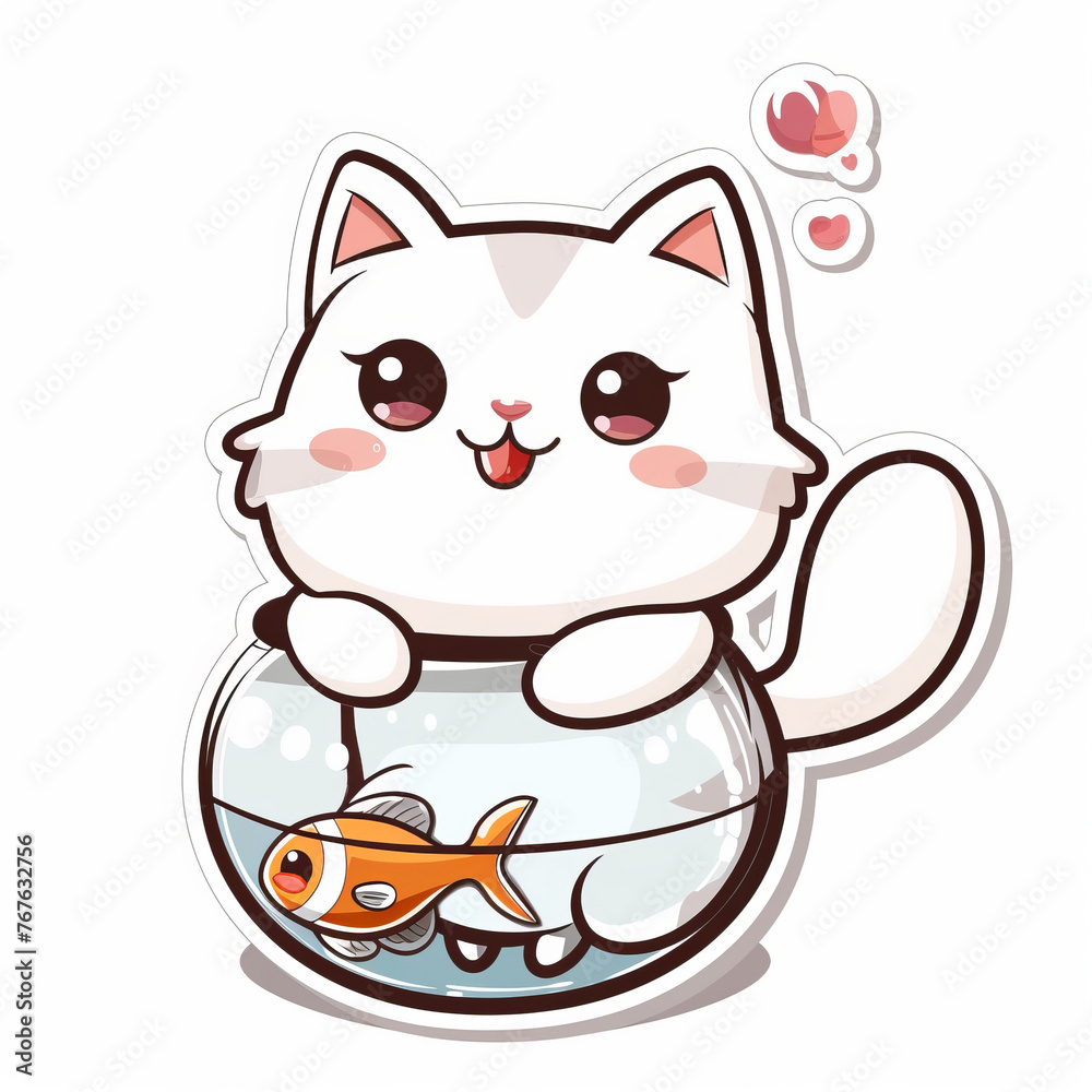 Adorable cat, fish and illustration for sweetness. Cute depictions of cats and fish, adding charm and warmth to dcor. Enhance spaces with sweet illustrations. Adorable cat, fish and illustration for sweetness. Cute depictions of cats and fish, adding charm and warmth to dcor. Enhance spaces with sweet illustrations.