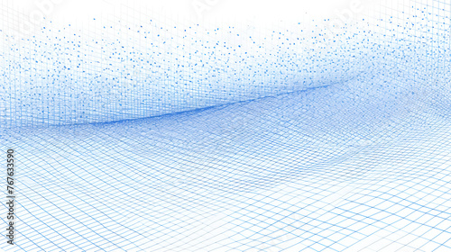 Close-up shot of an Off-white Centimeter Graph Paper with Blue Grid Lines © Bobby