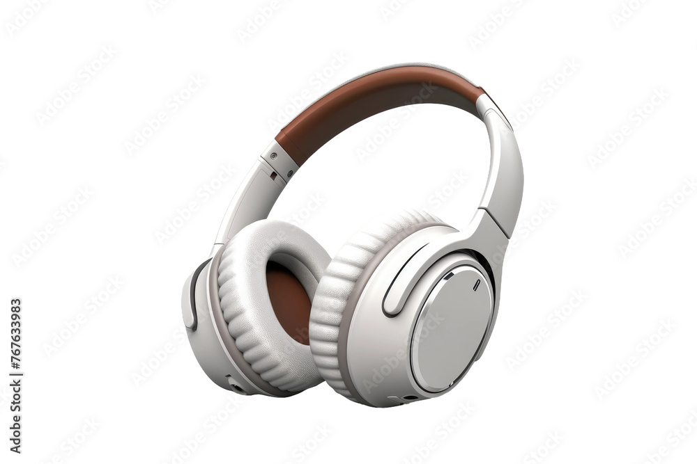 Melodic Echoes: A Pair of Headphones. On White or PNG Transparent Background. Melodic Echoes: A Pair of Headphones. On White or PNG Transparent Background.