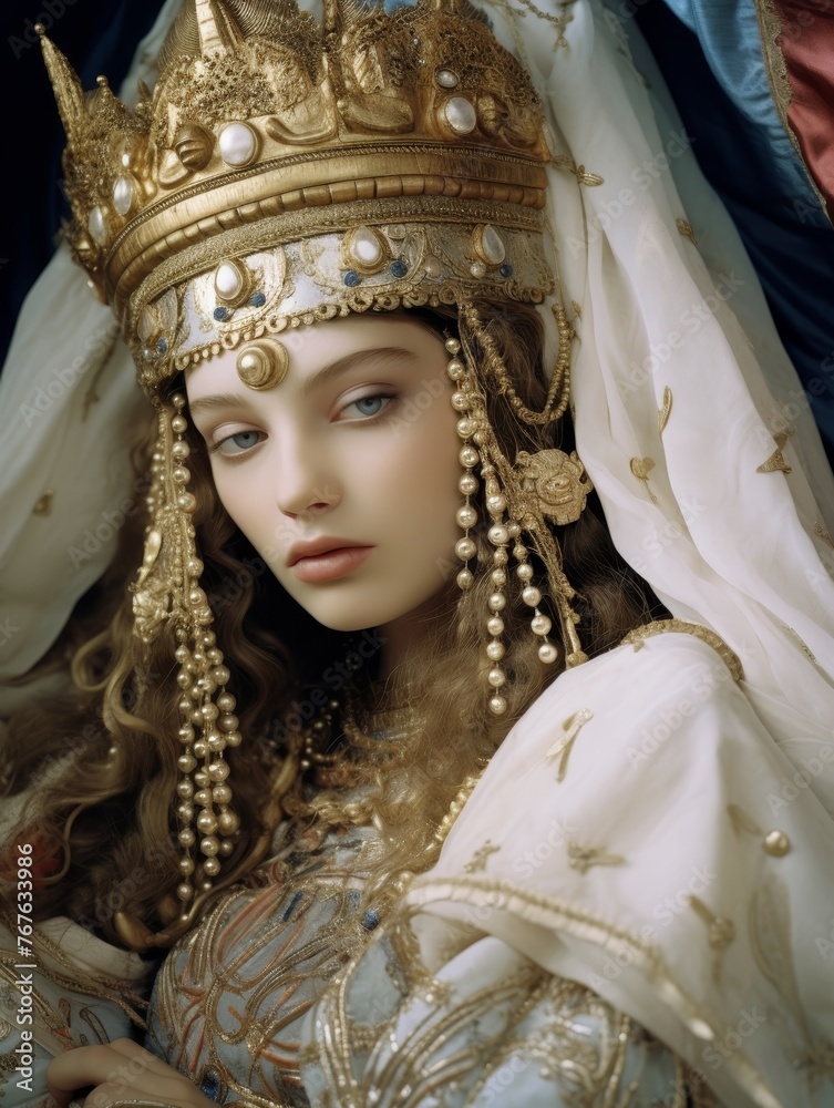 Cleopatra in Renaissance costume Surealistic, fantasy