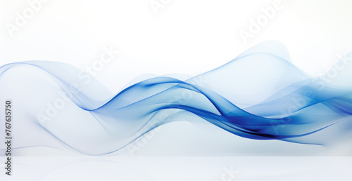 Business background smooth lines wave abstract stripe design on white background. AI technology, digital, communication, science, music and big data concept © ribelco