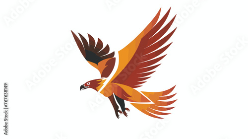 Eagle logo vector eagle silhouette various