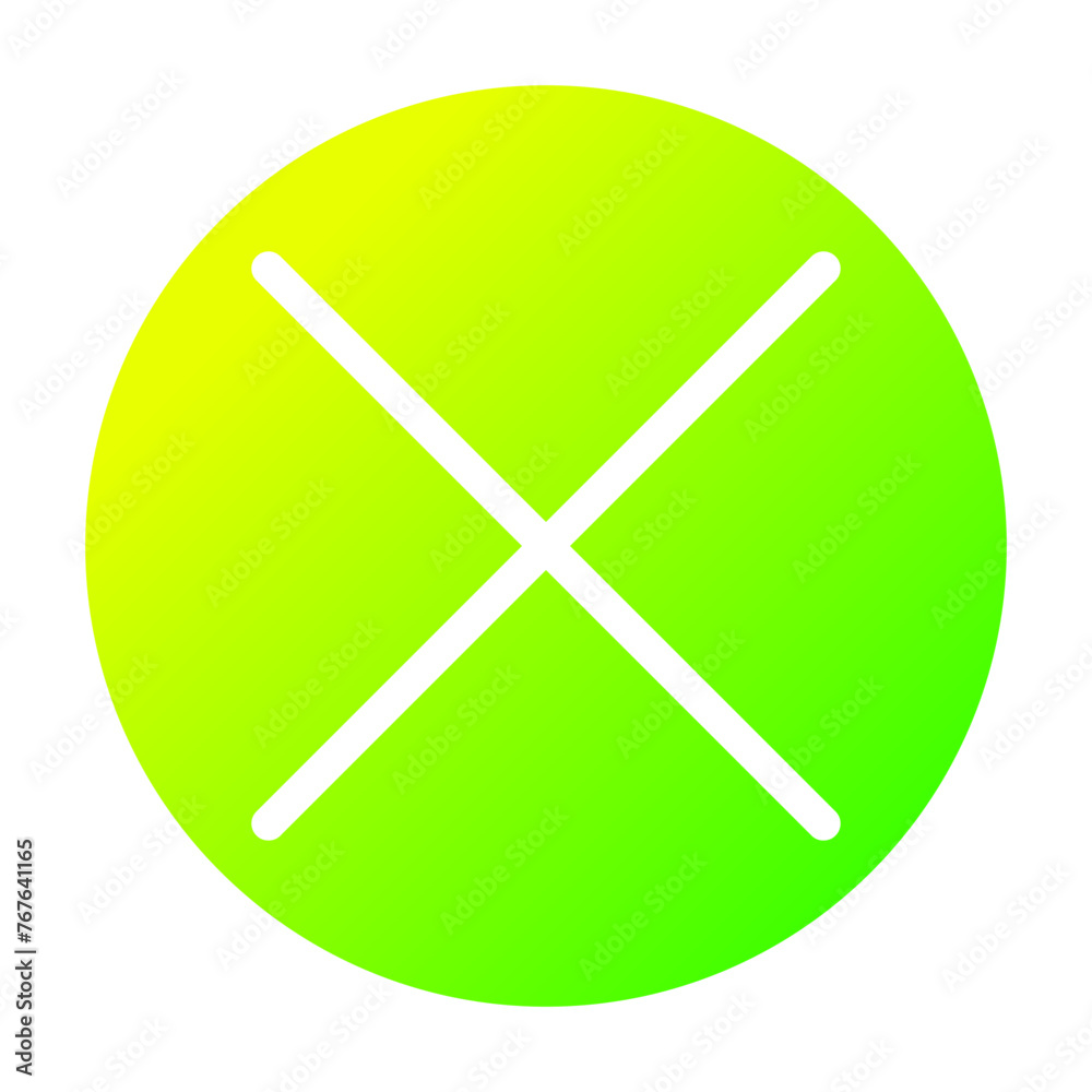 Fototapeta premium Cancel icon 