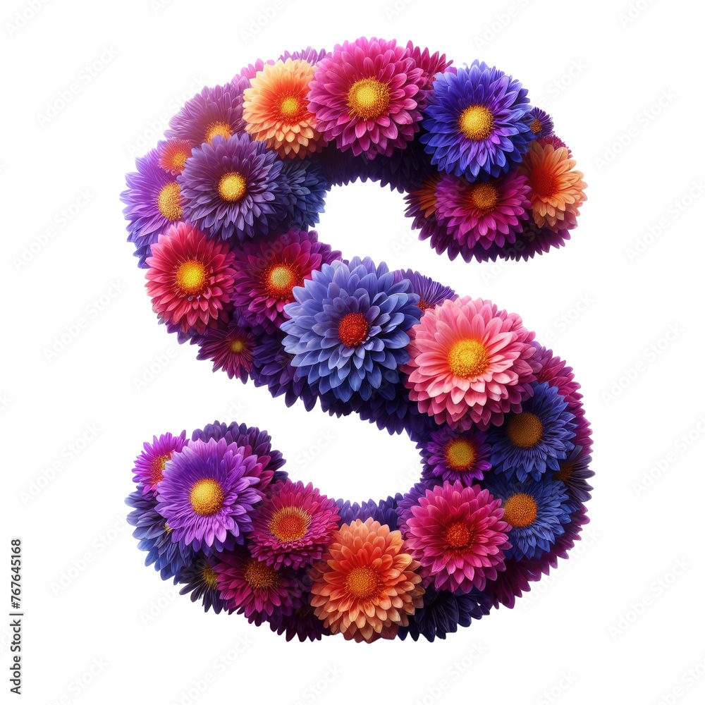 Isolated 3D Letter on a Clear PNG Canvas, Generative AI Isolated 3D Letter on a Clear PNG Canvas, Generative AI
