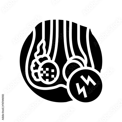 urodynamic testing urology glyph icon vector. urodynamic testing urology sign. isolated symbol illustration