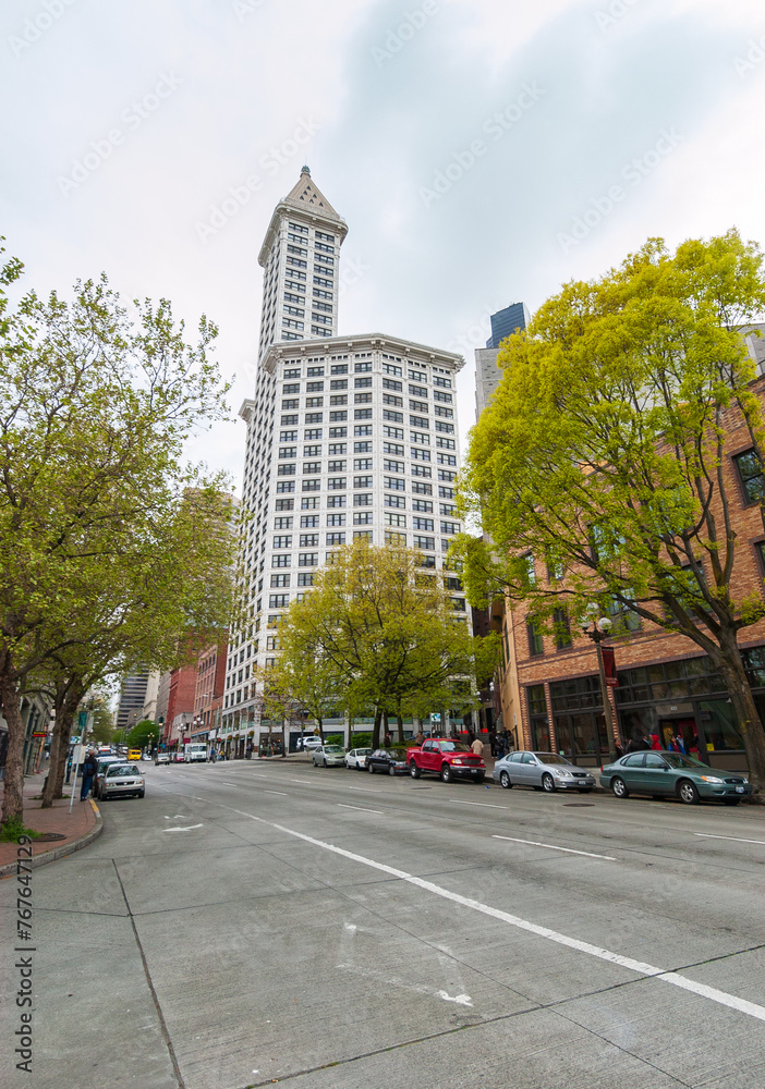 Fototapeta premium The Seattle Skyline, Washington State, USA