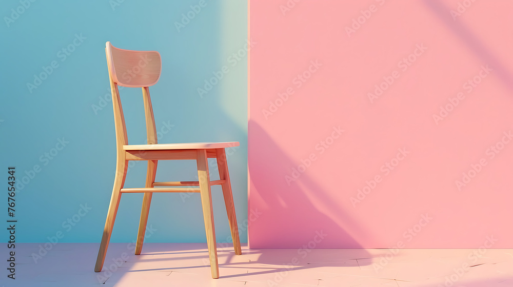 Fototapeta premium A chairs the choice for comfortable relaxation
