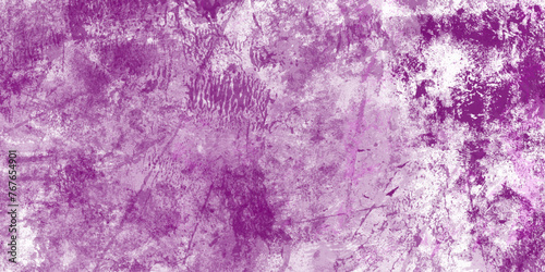 fragment with attritions and cracks background. Abstract vintage rough texture grunge dark wall ceramic plate close-up in purple tone. Vintage grunge surface. © Faiyaz