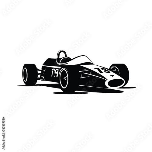 1970's   car isolated on white background view from side. best for the car industry. logos, badges, emblems and icons. vector illustration available in eps 10.