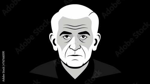 Portrait Capturing the Character of an Old Man's Face