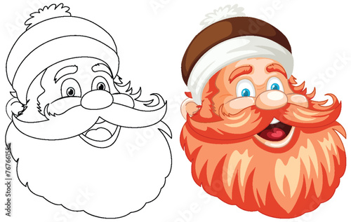 From sketch to colorful vector cartoon character