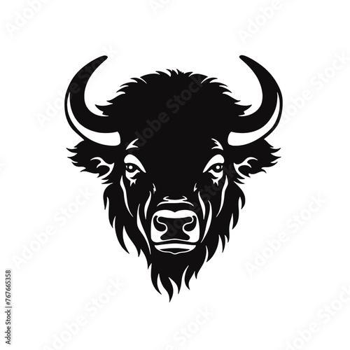 Wallpaper Mural vector illustration tattoo - bison Torontodigital.ca