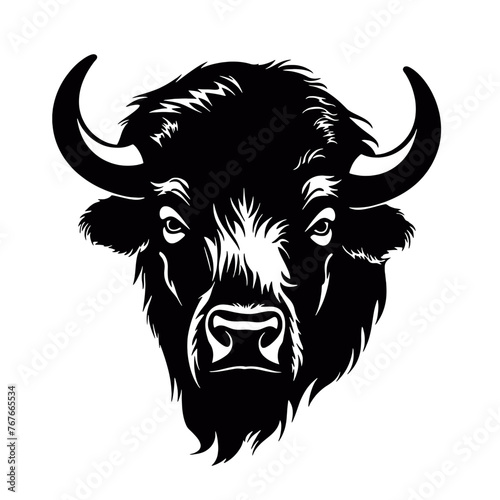 Buffalo - American Bison Silhouette 