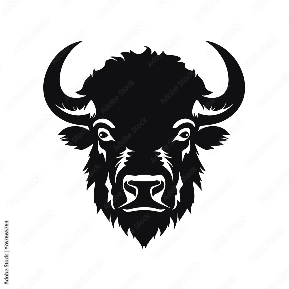 Buffalo - American Bison Silhouette 