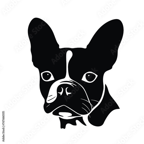 boston terrier Silhouette 