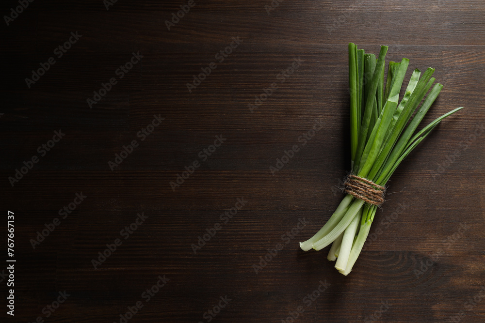 Green onion, concept of fresh vegetable, fresh raw food Green onion, concept of fresh vegetable, fresh raw food
