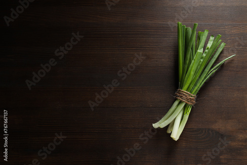 Green onion  concept of fresh vegetable  fresh raw food
