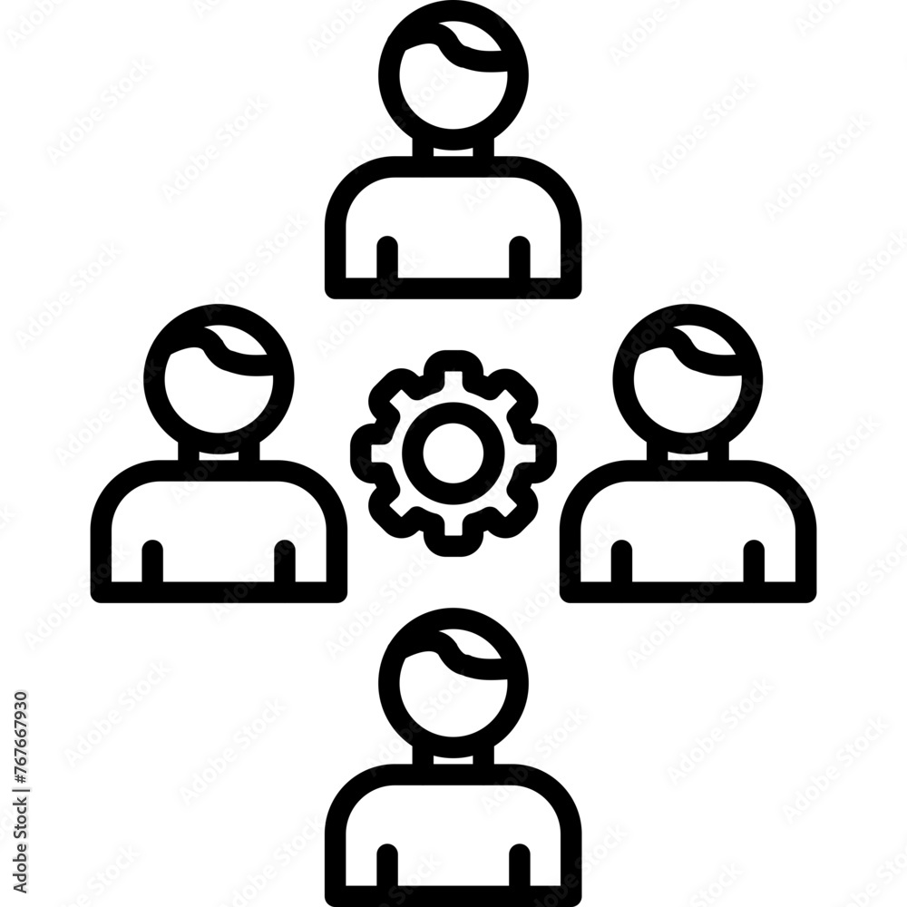 Teamwork Icon Teamwork Icon