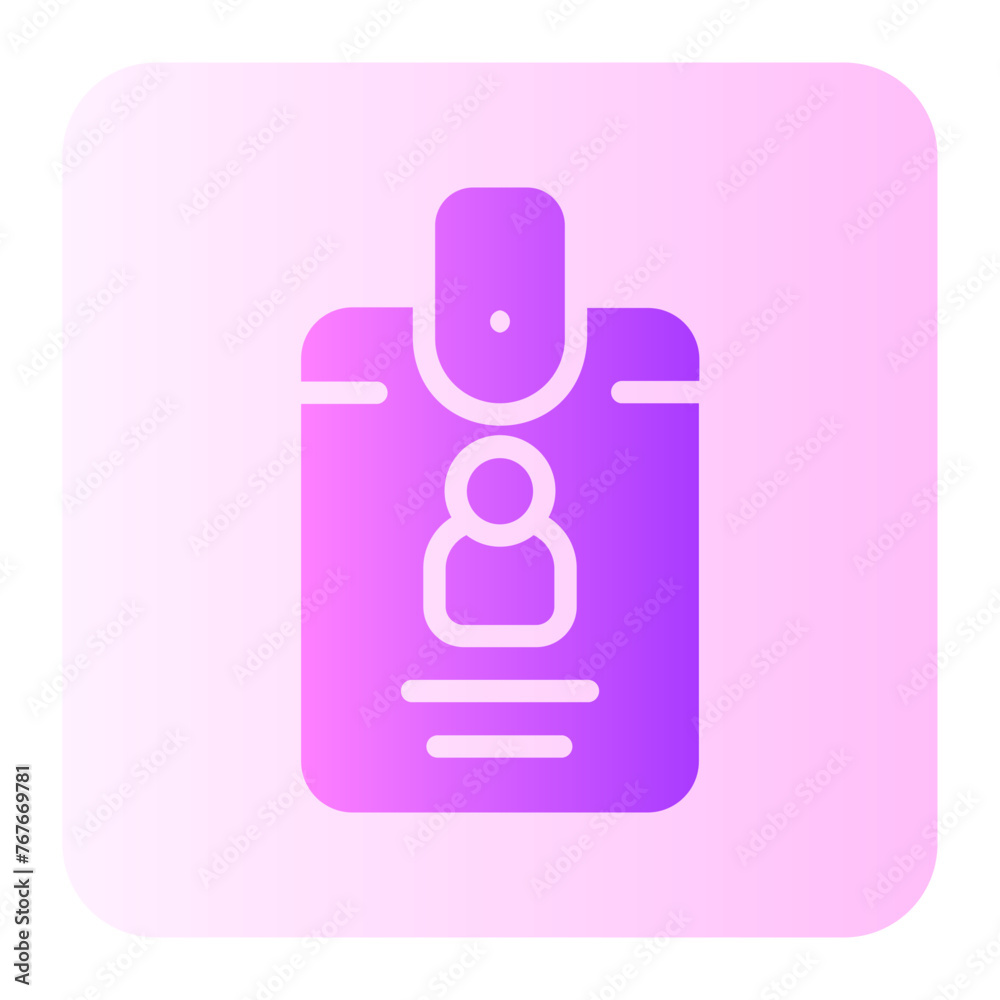 id card gradient icon id card gradient icon