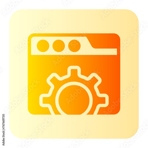 Free Download browser gradient icon - GFXLoad