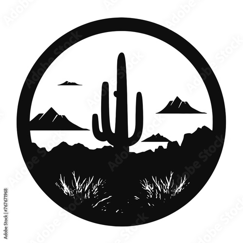   cactus silhouette 