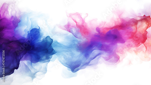 Wave set of abstract colored smoke waves peach Colorful abstract smoke painting ton white and transparent background wavy lines.