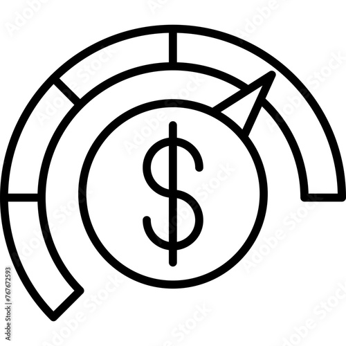 Usage Based Price Icon