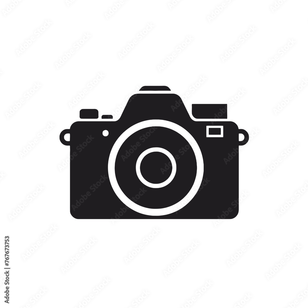 Photo camera icon vector sign and symbols