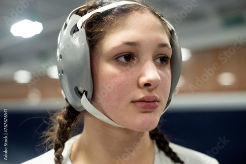 15 year old female  wrestler photo