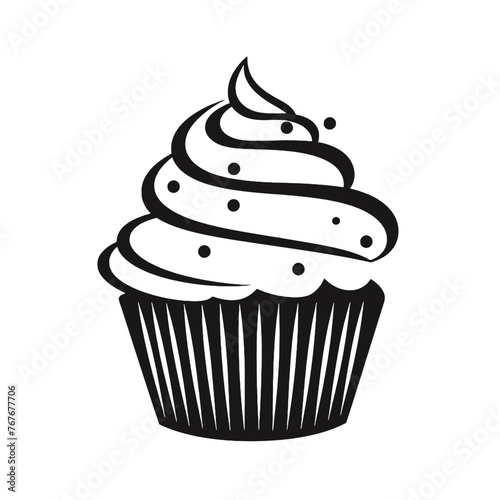 cupcake Silhouette 