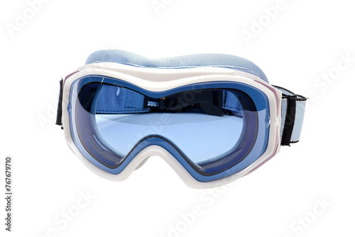 Skiing Goggles On Transparent Background.