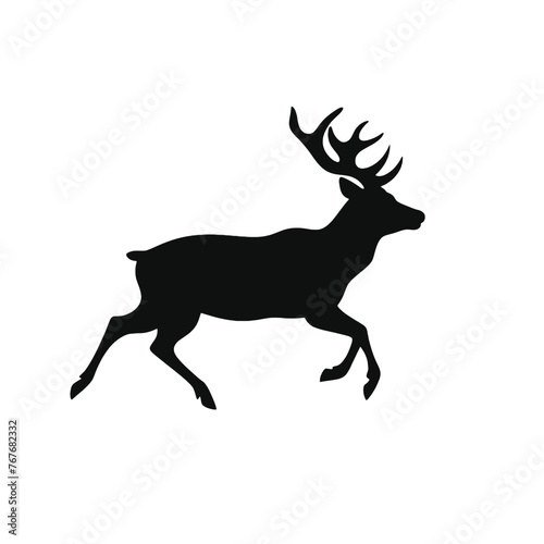 Deer leaping Silhouette  © vectorcyan