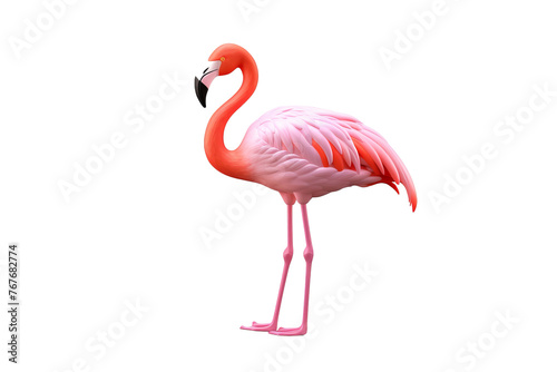 3D cartoon animal Flamingo 