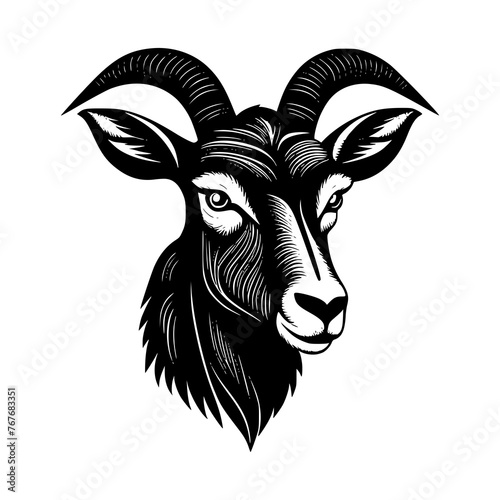 goat head silhouette
