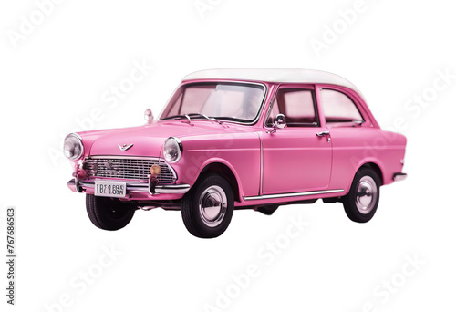 retro small pink view car side color white isolated background Similar Keywords 500 antique budget cheap city class classic collector colours culture cute delivery design ecological