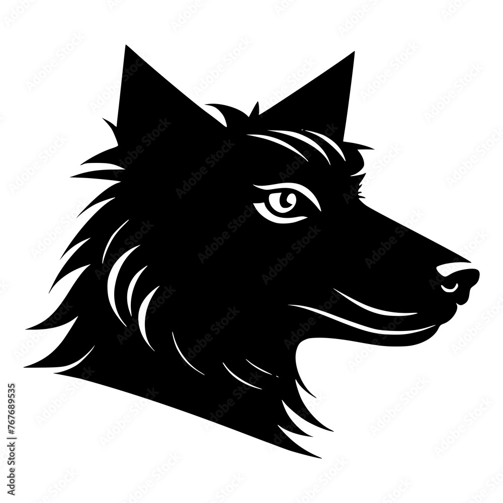 Obraz premium wolf head vector