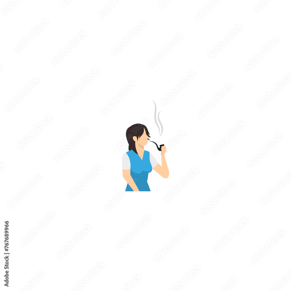 set of poses of people smoking virus set of poses of people smoking virus
