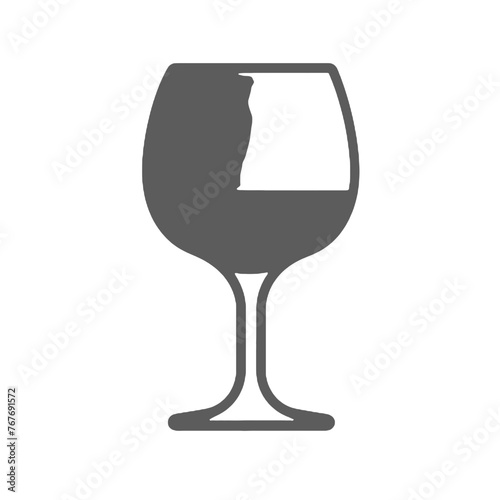 Wine Glass Silhouette 